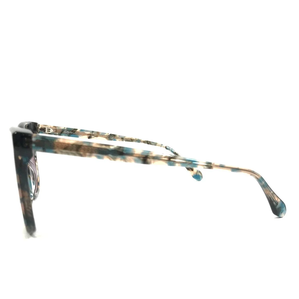 Gigi Studios Sunglasses ALAIA 6688/0 Blue Pink Butterfly with Purple Pink Lenses